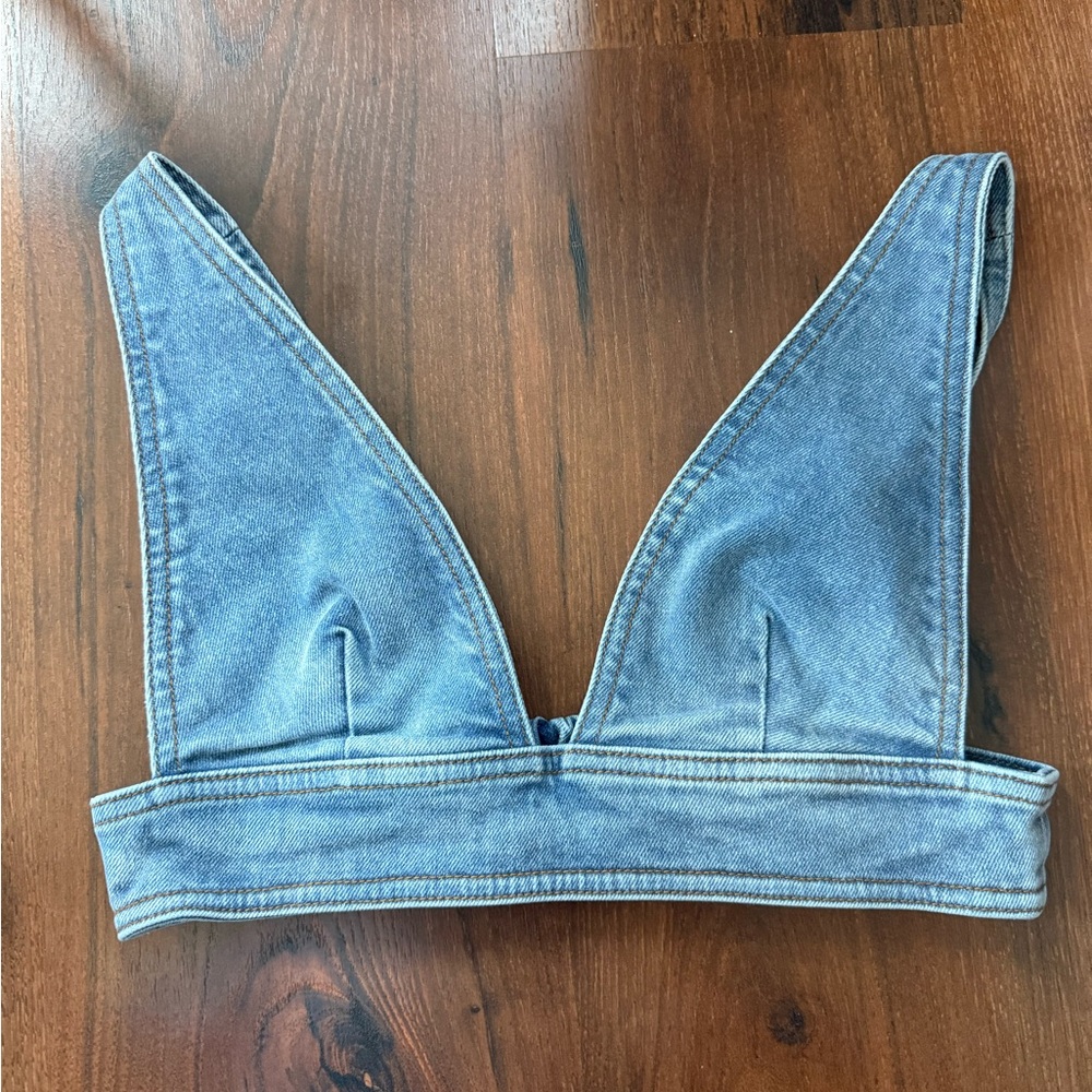 LNDN Denim Bralette